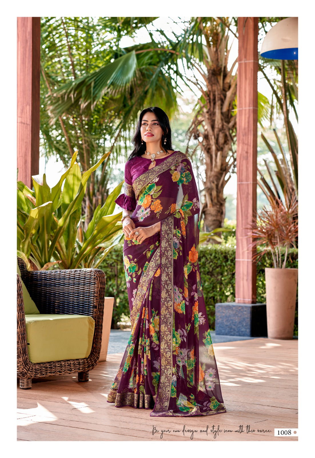 Stavan Fuldani Weightless Printed Sarees Catalog
